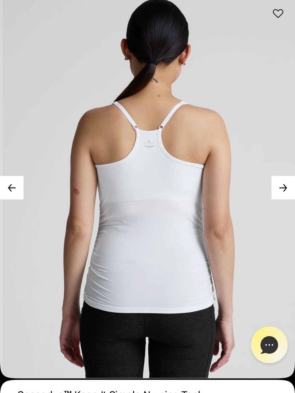 Spacedye Keep It Simple Nursing Tank View 6